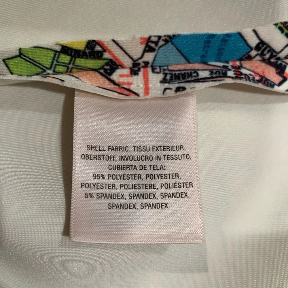 Anthropologie Maeve Carte Neoprene Map of Paris Mini Skirt 8 - Picture 5 of 6